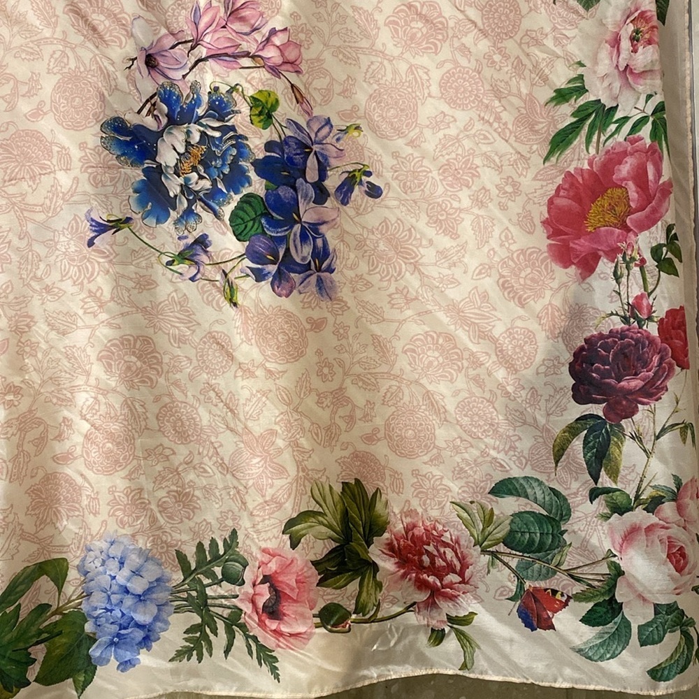 Johnny Was soft pink scarf